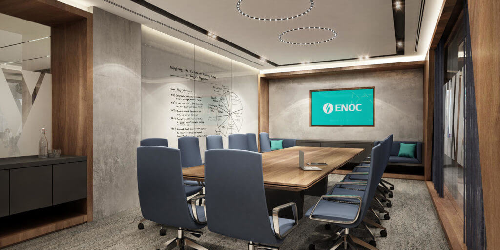 ENOC HR Offices Swiss Bureau Interior Design Company Dubai, UAE