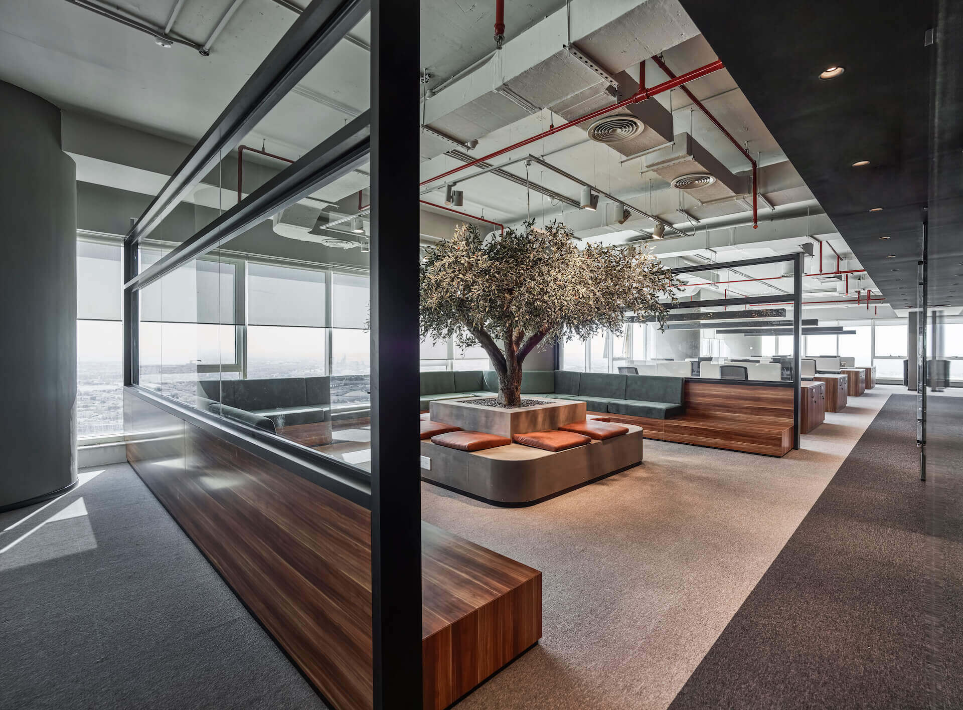 Swiss Bureau Wins Best Corporate Office Design For Eni At The Id Design Awards 18 Swiss Bureau Interior Design Company Dubai Uae Office Fit Out Dubai