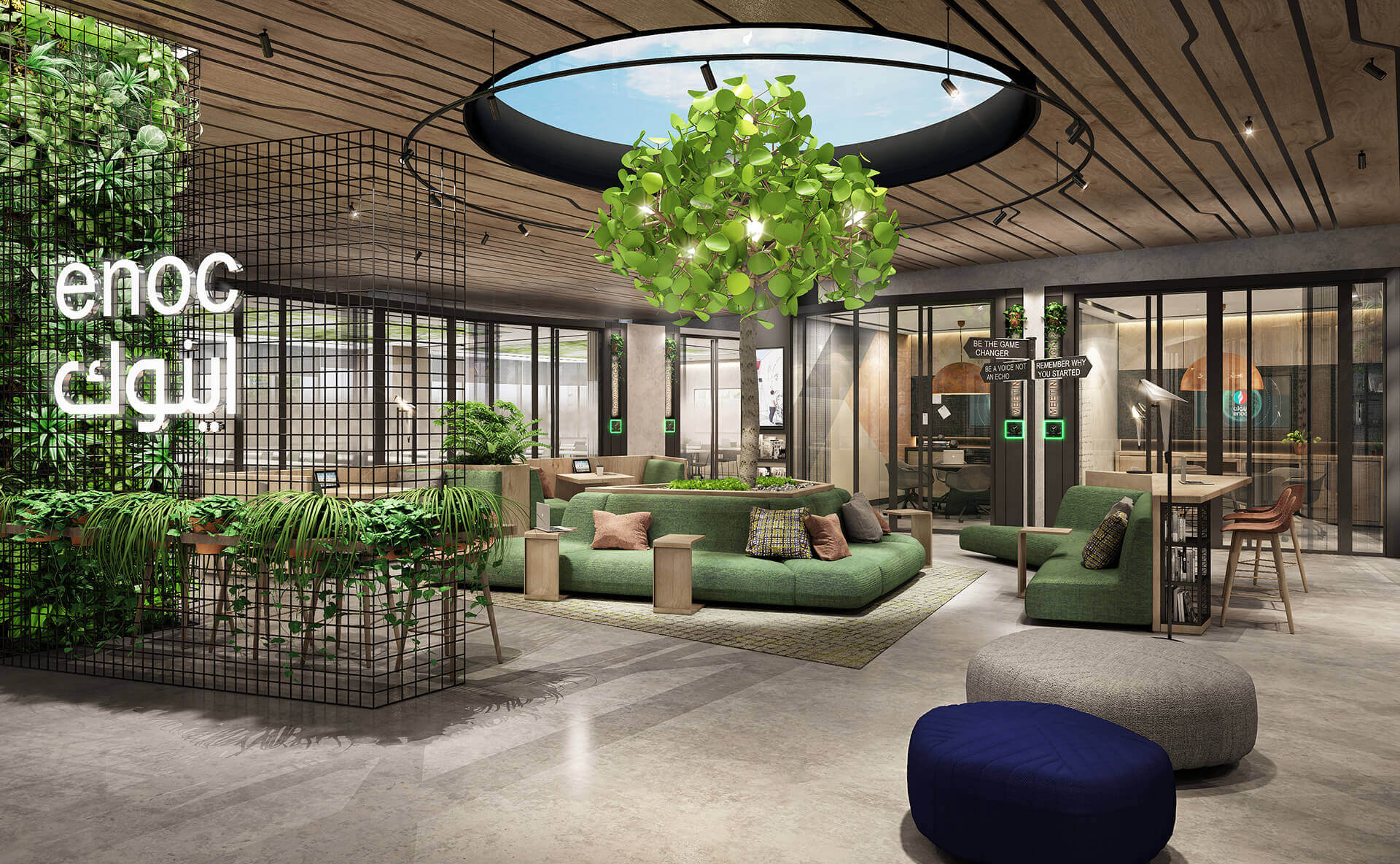 ENOC Learning & Development Center Swiss Bureau Interior Design