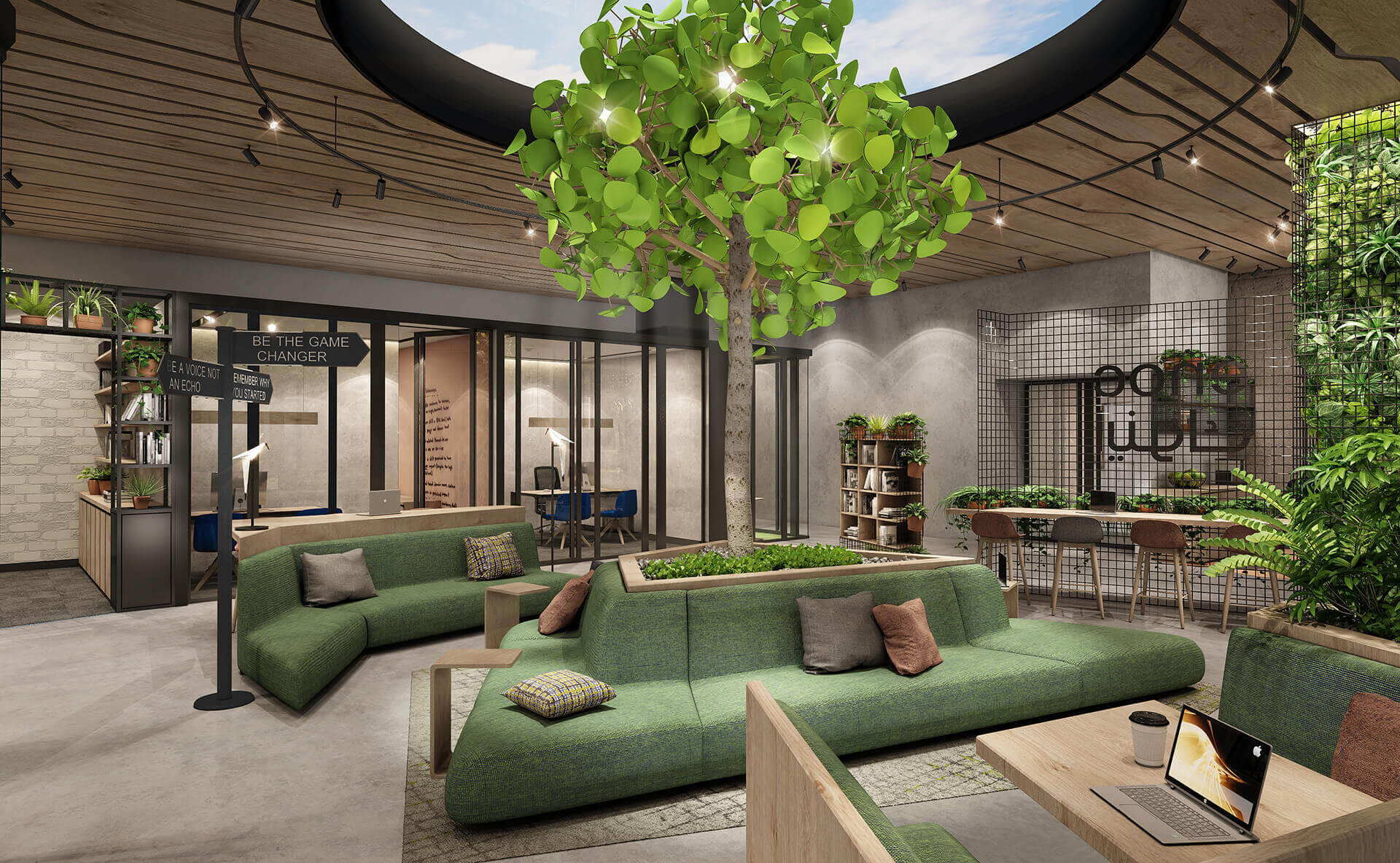 ENOC Learning & Development Center Swiss Bureau Interior Design