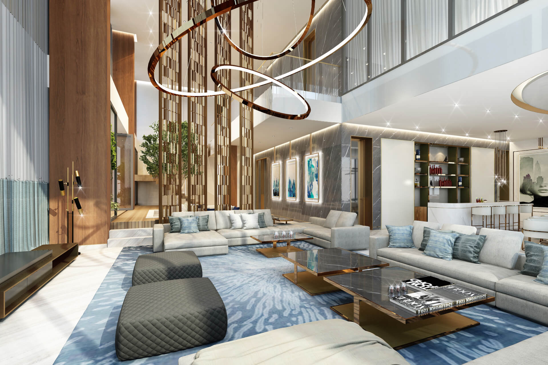 Al Habtoor Penthouses - Swiss Bureau Interior Design Company Dubai, UAE ...