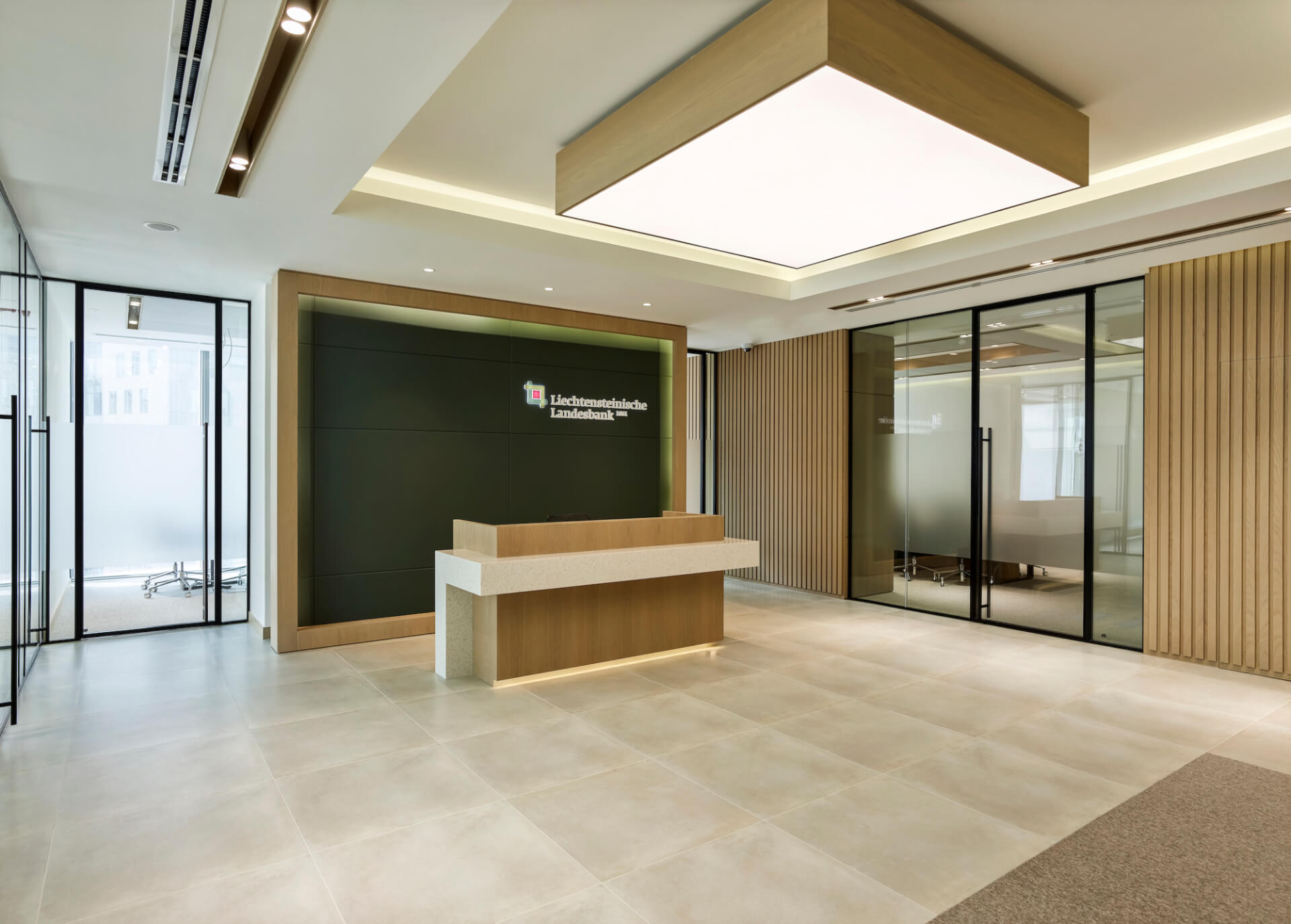 Liechtensteinische Landesbank Llb Swiss Bureau Interior Design Company Dubai Uae Office Fit Out Dubai